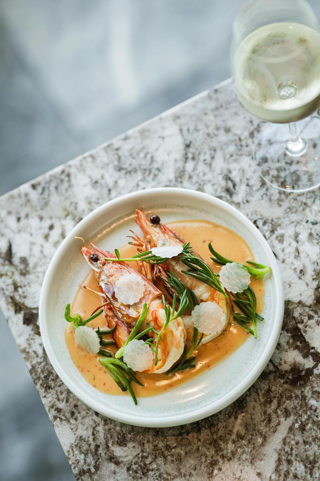 Crystalbrook Kingsley Hotell Newcastle Exteriör bild Shrimp and tarragon