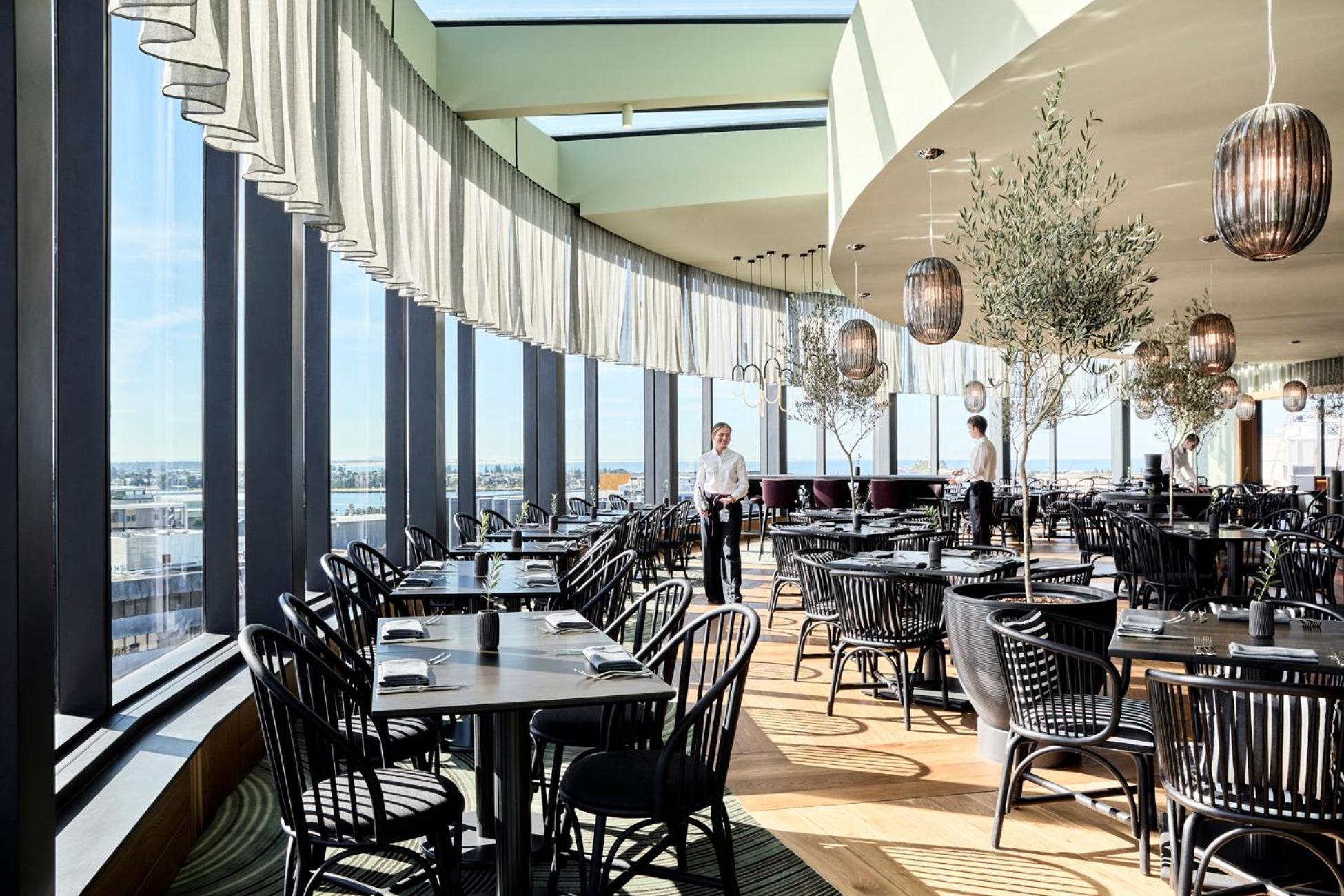 Crystalbrook Kingsley Hotell Newcastle Exteriör bild Restaurant